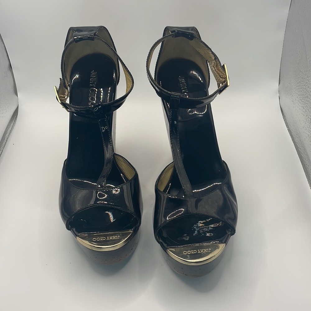 Black Patent Leather Heels